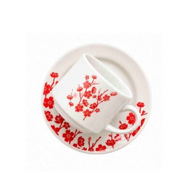 Taza te con plato Jardin Oriental 200 ml BIONA