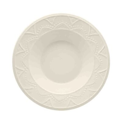 Plato hondo Serena cream 23 cm OXFORD