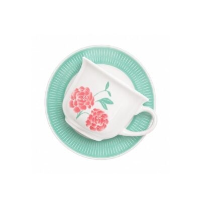Taza de te con plato Donna bloom 180 ml OXFORD