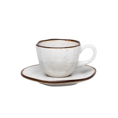 Taza de cafe con plato Maresia 75 ml OXFORD