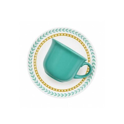 Taza de te con plato Donna Louros 200 ml BIONA