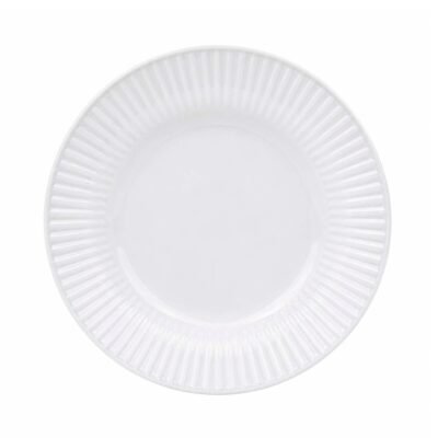 Plato hondo Blanco canele 21.5 cm BIONA
