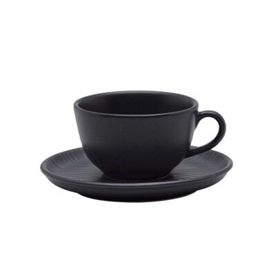 Taza te con plato Onix 200 ml OXFORD