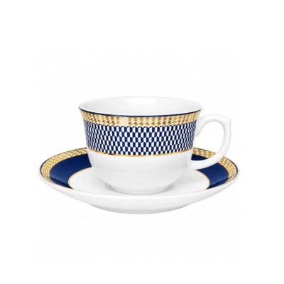 Taza cafe con plato Op art OXFORD