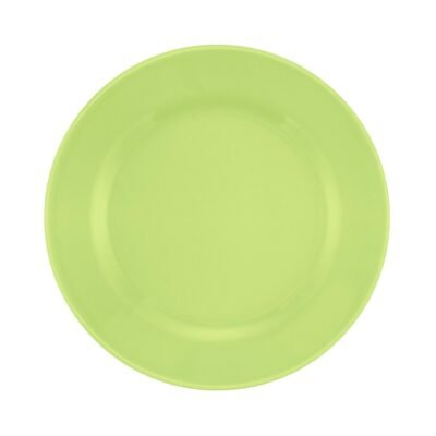 Plato llano verde 24 cm BIONA