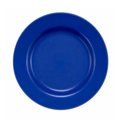 Plato postre azul 19 cm BIONA