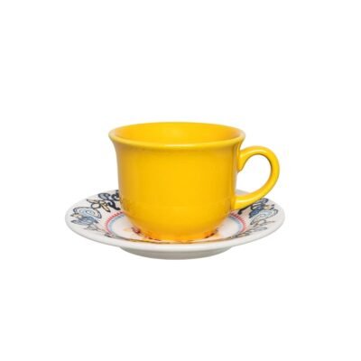 Taza te con plato La pollera 200 ml OXFORD