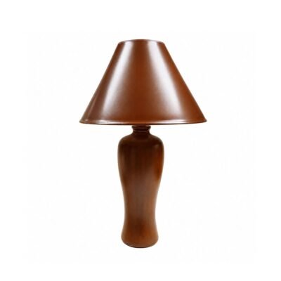 Lampara cerámica color madera 35 cm YF1207 14