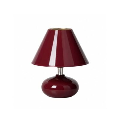 Lampara  Oval Bordeau YF13071 22 cms