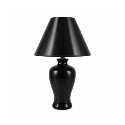 Lampara Hongo Negra R08472-1 25.4/41 cms.