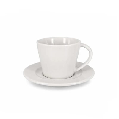 Taza de cafe con plato 90 ml