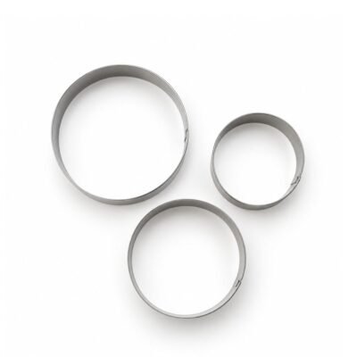 Set de 3 moldes de galleta circulo