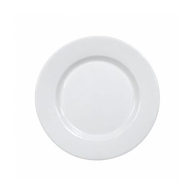 Plato melamina blanca 16.5 cm