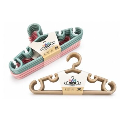Set perchas plástico x6