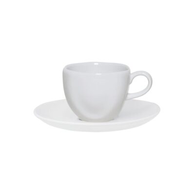 Taza te con plato Ryo blanco 220 ml OXFORD